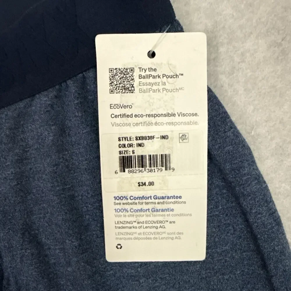 Saxx Ultra Super Soft Boxer Brief Men Small Blue Ballpark Pouch NWT
